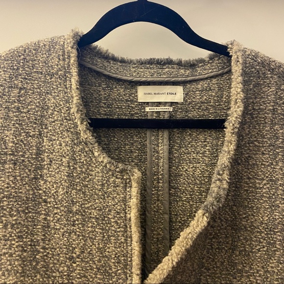 Isabel Marant grey tweed blazer - Picture 6 of 7